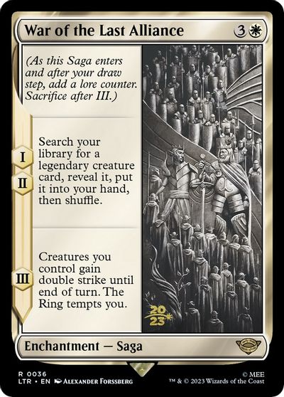 War of the Last Alliance card art