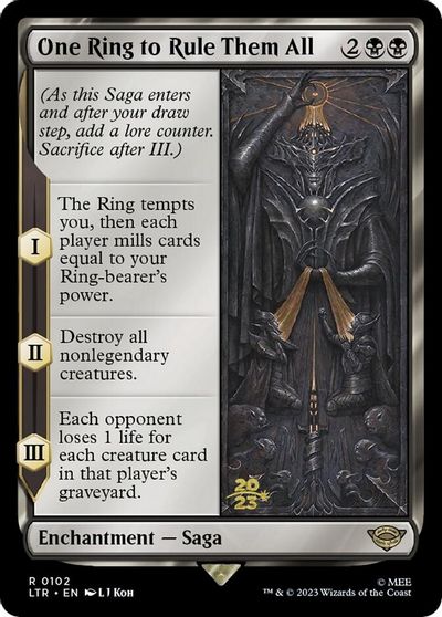 One Ring to Rule Them All card art
