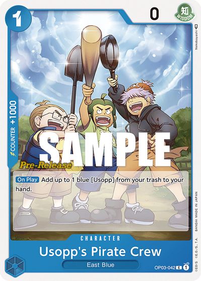 Usopp's Pirate Crew card art