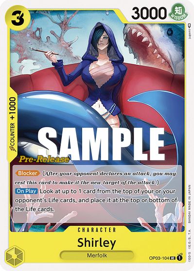 Shirley card art