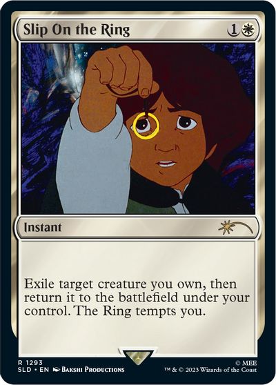Slip on the Ring card art
