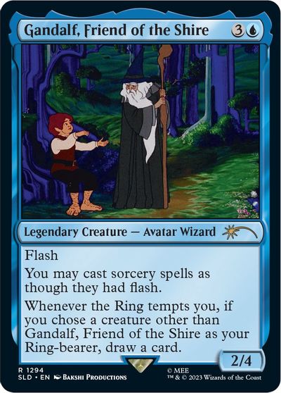 Gandalf, Friend of the Shire card art