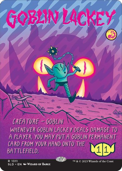Goblin Lackey (1311) card art
