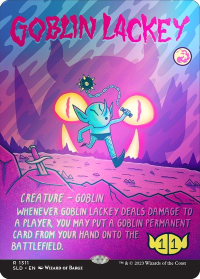 Goblin Lackey (1311) (Rainbow Foil) card art