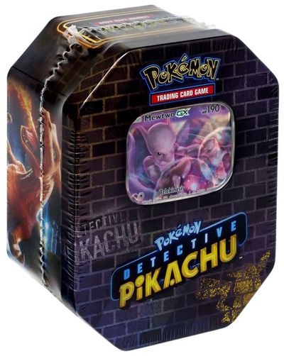 Detective Pikachu Tin [Mewtwo] card art