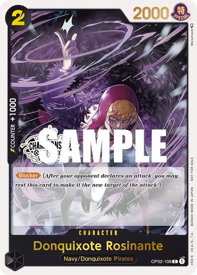 Donquixote Rosinante (Store Championship Participation Pack) card art