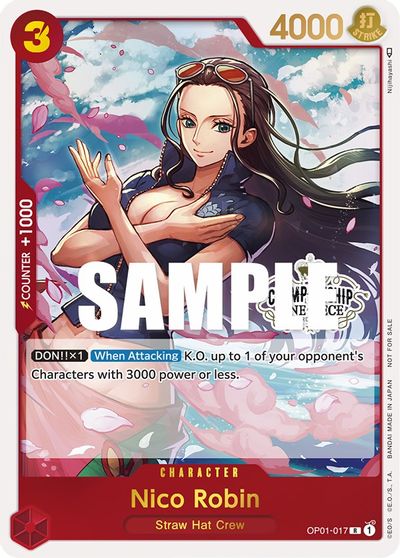 Nico Robin (Store Championship Participation Pack) card art