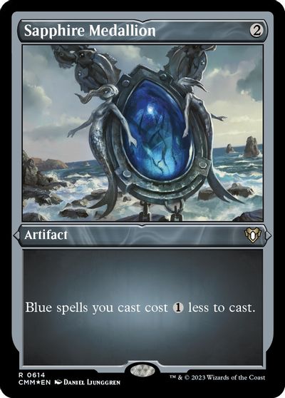 Sapphire Medallion (Foil Etched) card art