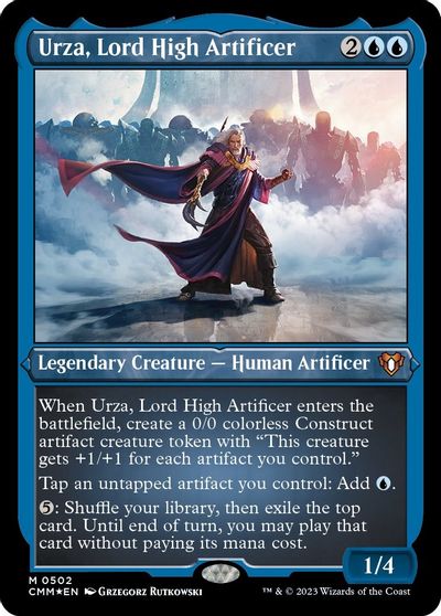 Urza, Lord High Artificer (Foil Etched) card art