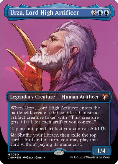 Urza, Lord High Artificer (Textured Foil) card art