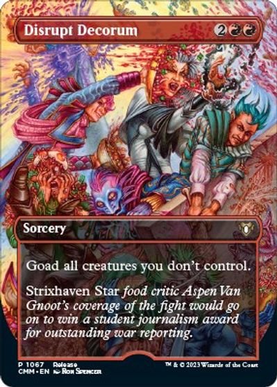 Disrupt Decorum card art