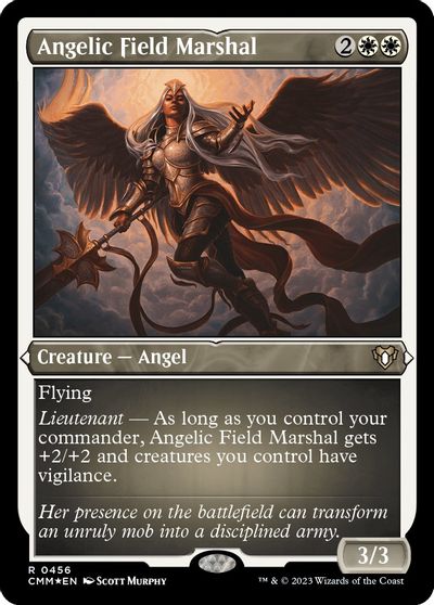 Angelic Field Marshal (Foil Etched) card art