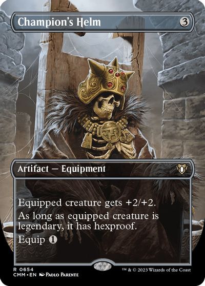 Champion's Helm (Borderless) card art