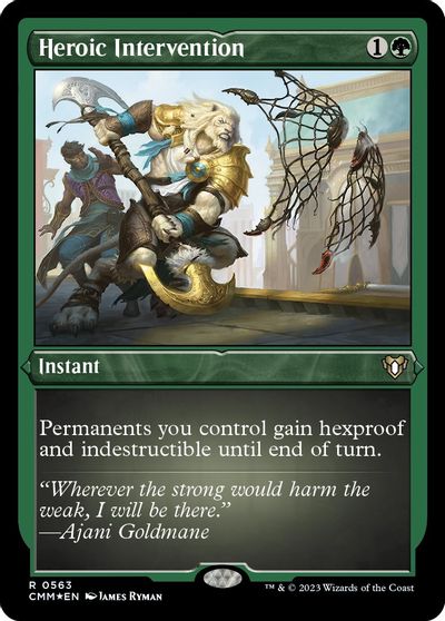 Heroic Intervention (Foil Etched) card art