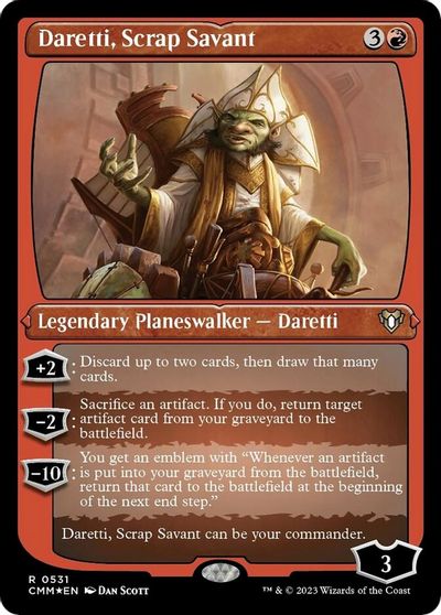 Daretti, Scrap Savant (Foil Etched) card art