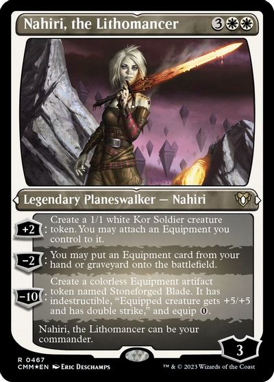Nahiri, the Lithomancer (Foil Etched) card art