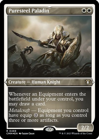 Puresteel Paladin (Foil Etched) card art