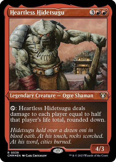 Heartless Hidetsugu (Foil Etched) card art