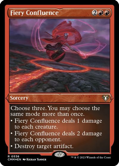 Fiery Confluence (Foil Etched) card art