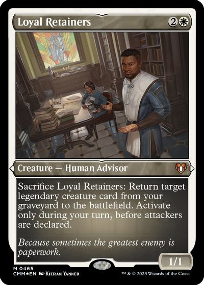 Loyal Retainers (Foil Etched) card art