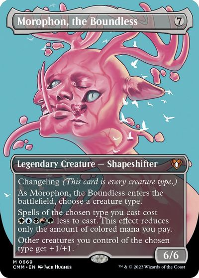 Morophon, the Boundless (Borderless) card art