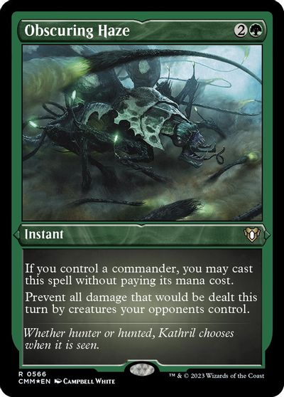 Obscuring Haze (Foil Etched) card art