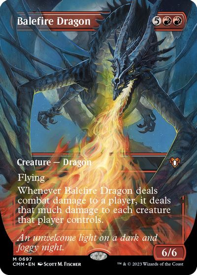 Balefire Dragon (Borderless) card art