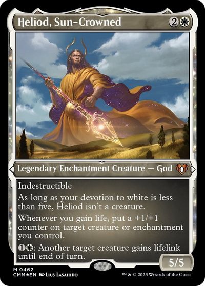 Heliod, Sun-Crowned (Foil Etched) card art