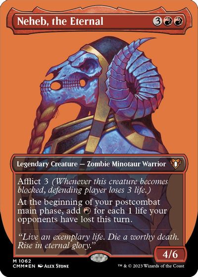Neheb, the Eternal (Textured Foil) card art