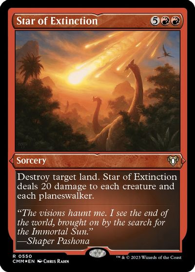 Star of Extinction (Foil Etched) card art