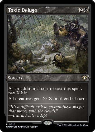 Toxic Deluge (Foil Etched) card art