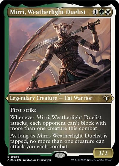 Mirri, Weatherlight Duelist (Foil Etched) card art