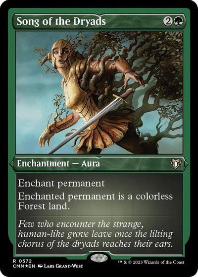 Song of the Dryads (Foil Etched) card art