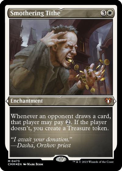 Smothering Tithe (Foil Etched) card art