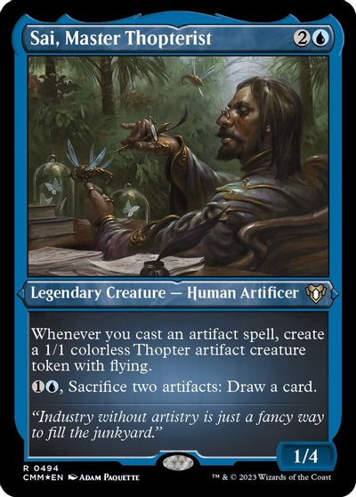 Sai, Master Thopterist (Foil Etched) card art