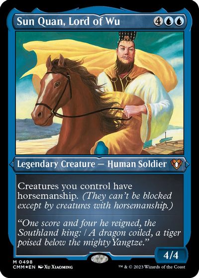 Sun Quan, Lord of Wu (Foil Etched) card art
