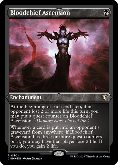 Bloodchief Ascension (Foil Etched) card art