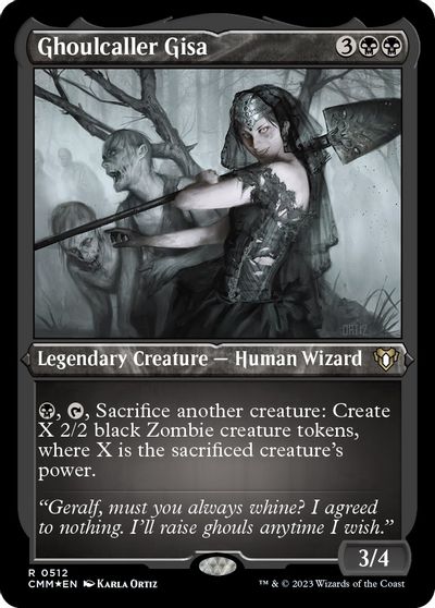 Ghoulcaller Gisa (Foil Etched) card art