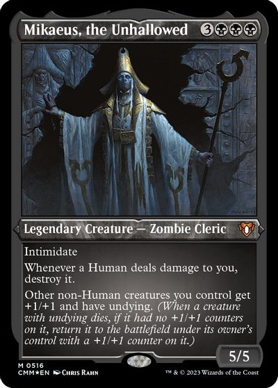 Mikaeus, the Unhallowed (Foil Etched) card art