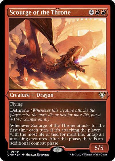 Scourge of the Throne (Foil Etched) card art