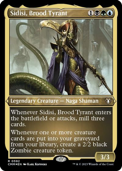 Sidisi, Brood Tyrant (Foil Etched) card art