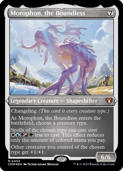 Morophon, the Boundless (Foil Etched) card art