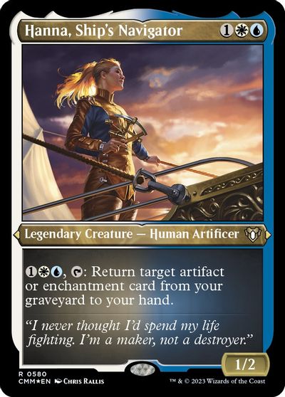 Hanna, Ship's Navigator (Foil Etched) card art