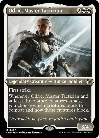 Odric, Master Tactician (Foil Etched) card art