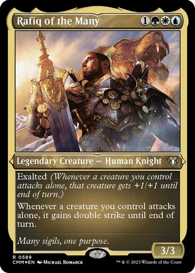 Rafiq of the Many (Foil Etched) card art