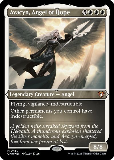 Avacyn, Angel of Hope (Foil Etched) card art