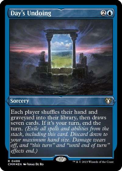 Day's Undoing (Foil Etched) card art