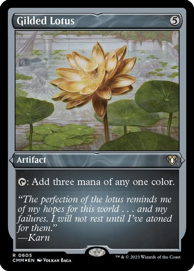 Gilded Lotus (Foil Etched) card art