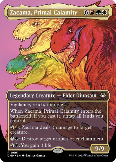 Zacama, Primal Calamity (Borderless) card art