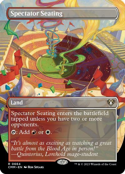 Spectator Seating (Borderless) card art